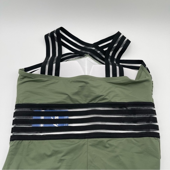 Hilor Women's One Piece Front Crossover Hollow Bathing Suit Size Large NWT - Picture 5 of 12